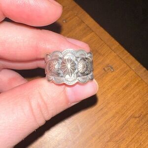 Sterling Silver Starburst Ring